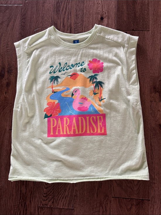 Old Navy Other - Girls Old Navy Lime Graphic Tank - Sz XXL